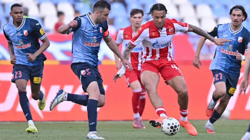 Đorđe Crnomarković (Vojvodina) i Džej Enem (Crvena zvezda)